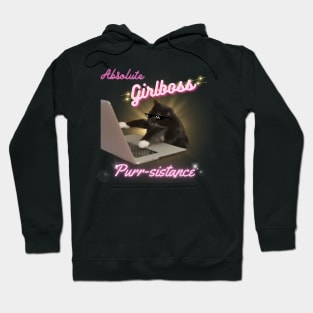 Girlboss purr-sistance Hoodie